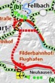 Ein Ausschnitt aus der Karte, die im Argumentationspapier des Verbandes Region Stuttgart enthalten ist